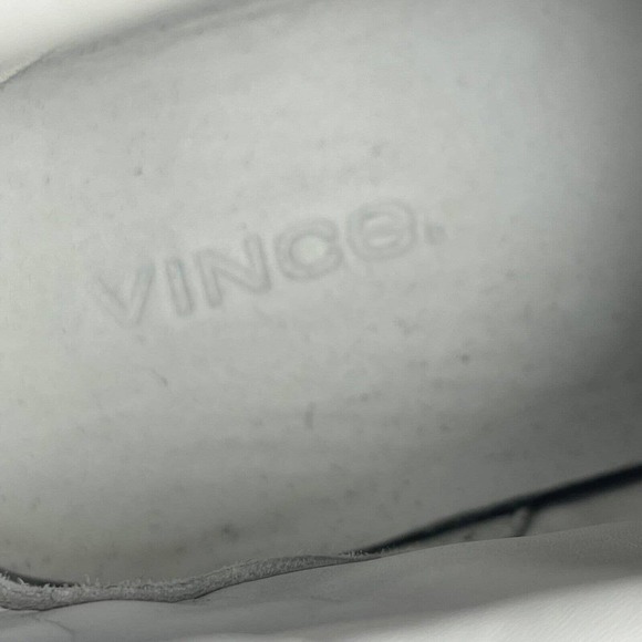 Vince Men's Fynn Leather High Top Sneaker US 11 White Lace-Up Mid Shoes boot - Picture 10 of 11